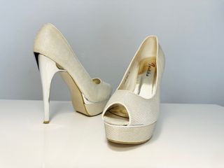 Zapatos de tacón de aguja con plataforma - 12 cm