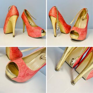 Zapatos de tacón de aguja con plataforma - 12 cm