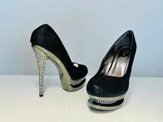 Zapatos de tacón de aguja con plataforma - 12 cm