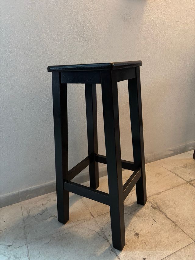 Taburetes madera altos para barra