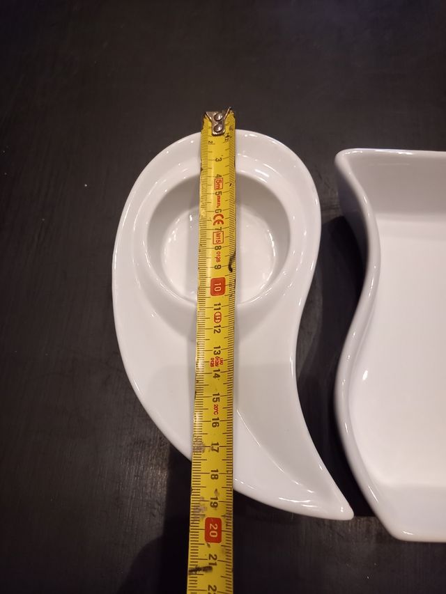 Set 3pz antipasto | Porcellana bianca