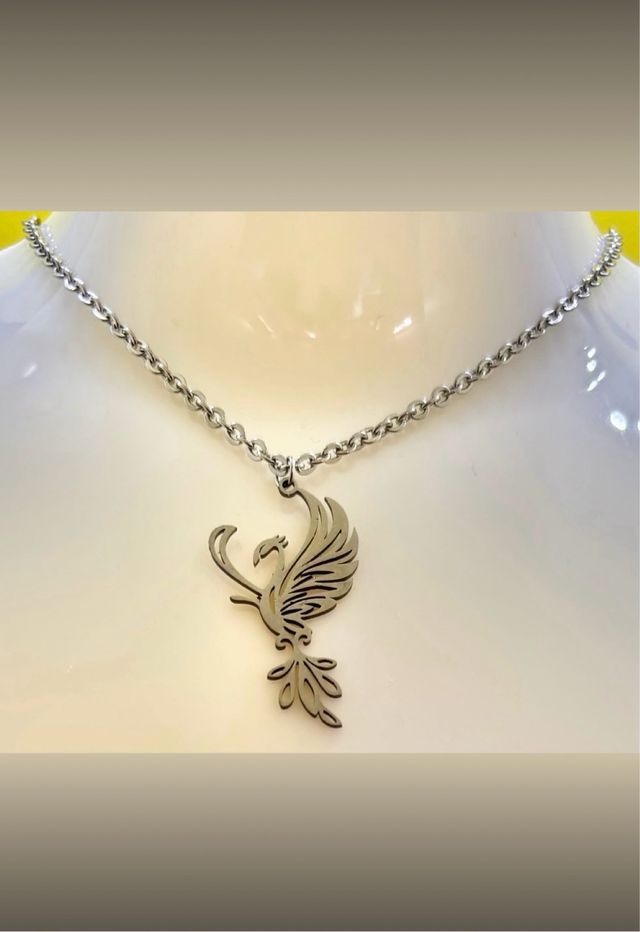 Collar Fénix Plata
