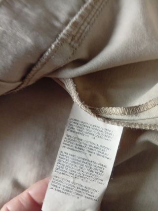 Giacca beige stile militare