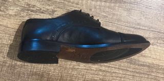 Scarpe stringate in vera pelle