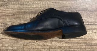 Scarpe stringate in vera pelle