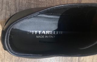 Scarpe stringate in vera pelle