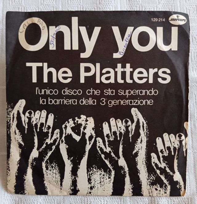Singoli 45 giri The Platters - Only You/Great Pret