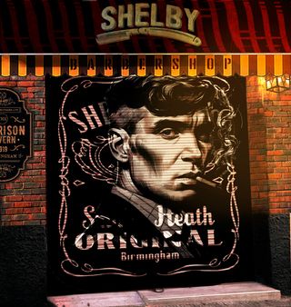 Graffiti pintor fachada escaparate y hogar