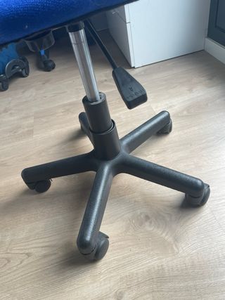 Silla giratoria escritorio azul