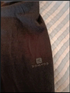 Leggins DOMYOS negros. Talla 42.