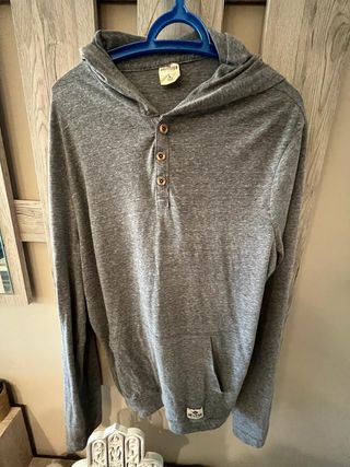 Sudadera Hollister gris - Talla L