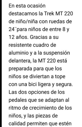 Bicicleta montaña . Descripción en la foto 