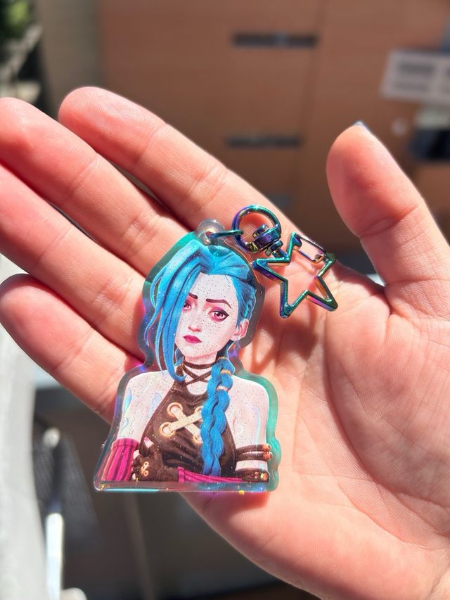 Llavero de Jinx Holográfico