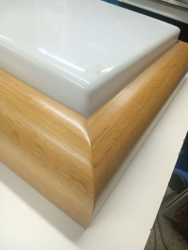 Plafoniera da muro e soffitto in legno n