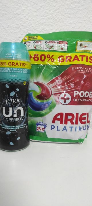 Ariel Platinum + Lenor Unstoppables