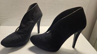Zapatos negros tacón alto