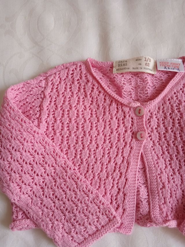 Giacca da bambino Zara Mini 1/3 mese rosa