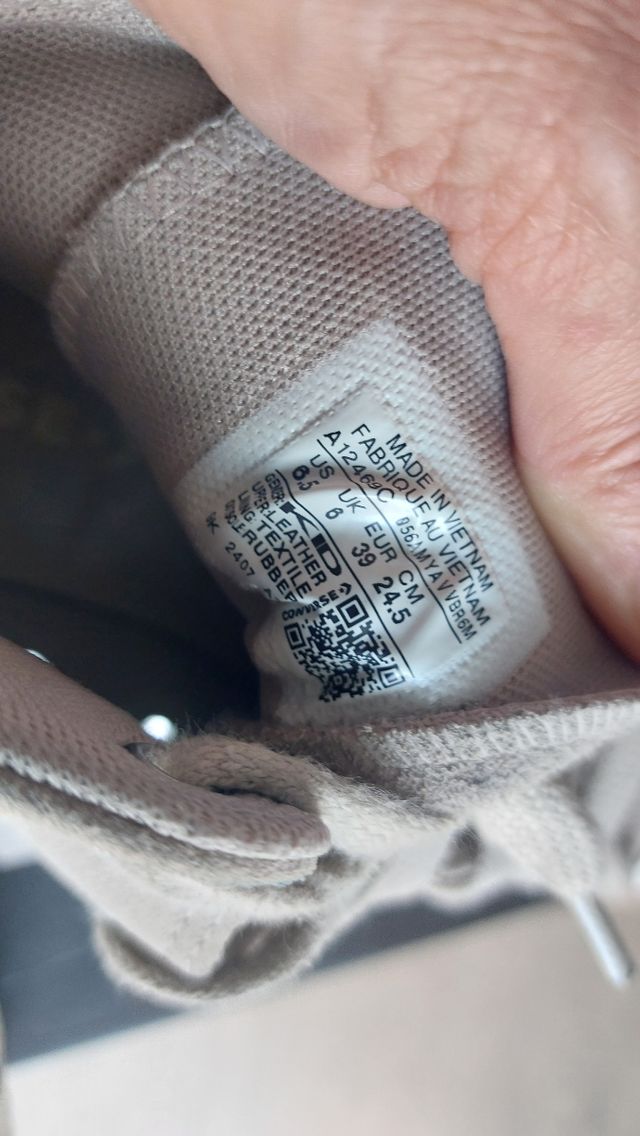 Converse bota plataforma talla 39