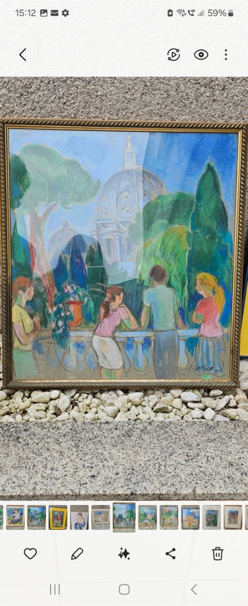 Cuadros Jaume Carbonell - Óleo multicolor