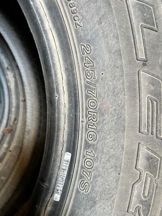 4 Neumáticos BRIDGESTONE 245/70 R16