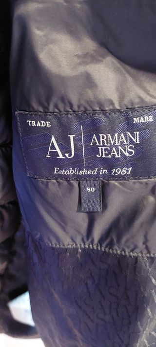 Cazadora Armani talla 50 italiana