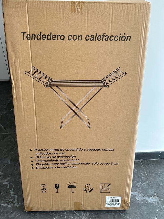 Tendedero electrico 148x54x93 cm con alas