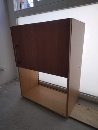 Armario microondas - Madera marrón