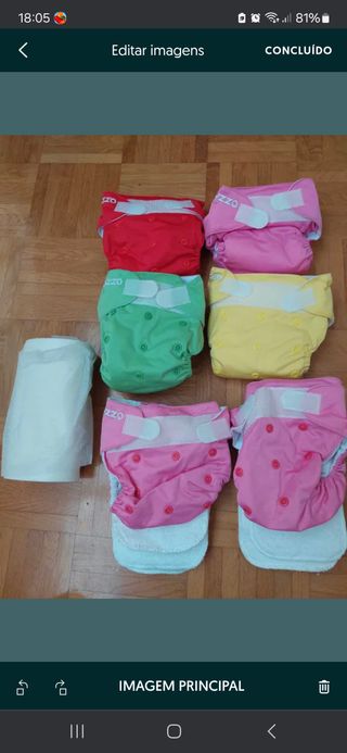 Reutilizáveis fralda