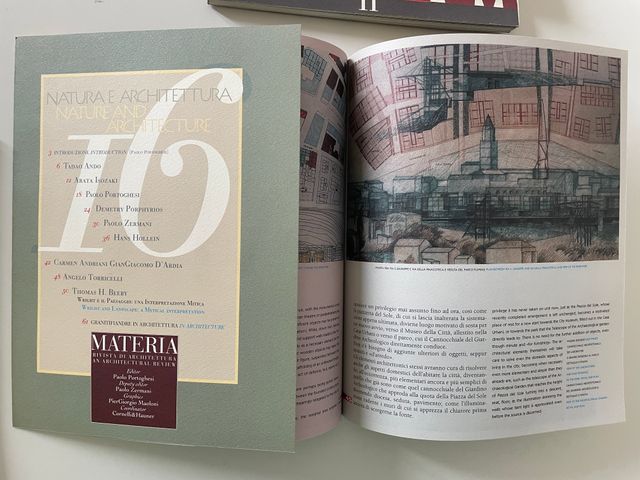Materia, rivista d’architettura, 5 numeri