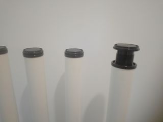 Gambe da tavolo in metallo bianco