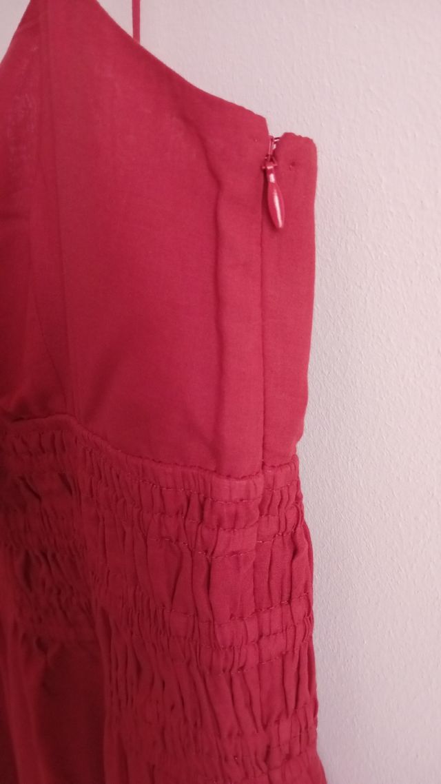 Vestido verano con bolsillos de Zara 
