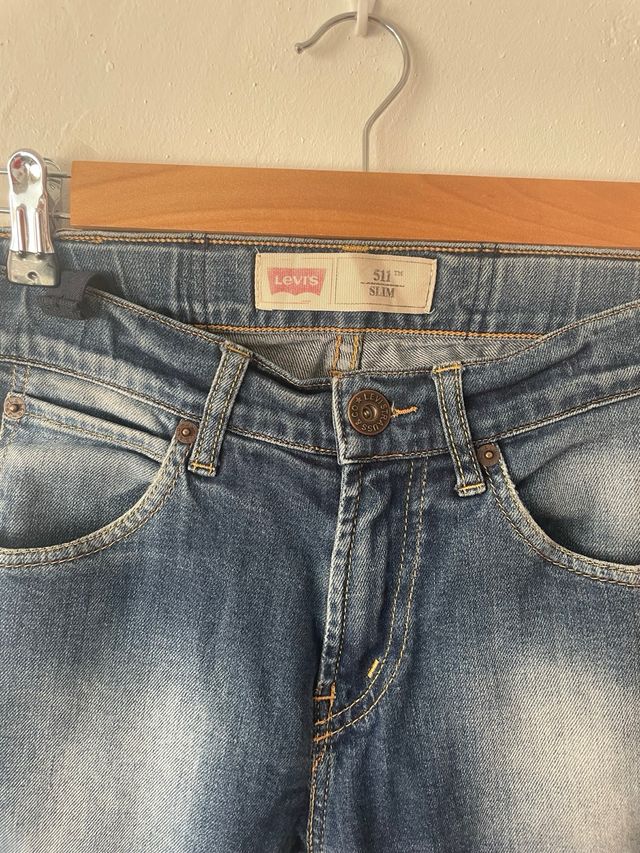 Vaqueros Levis 511 azul