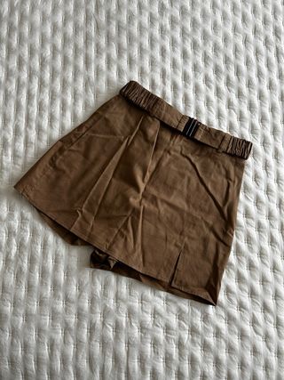 Falda pantalón Zara marrón