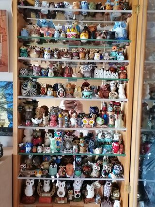 Colección figuras de búhos
