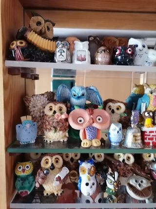 Colección figuras de búhos
