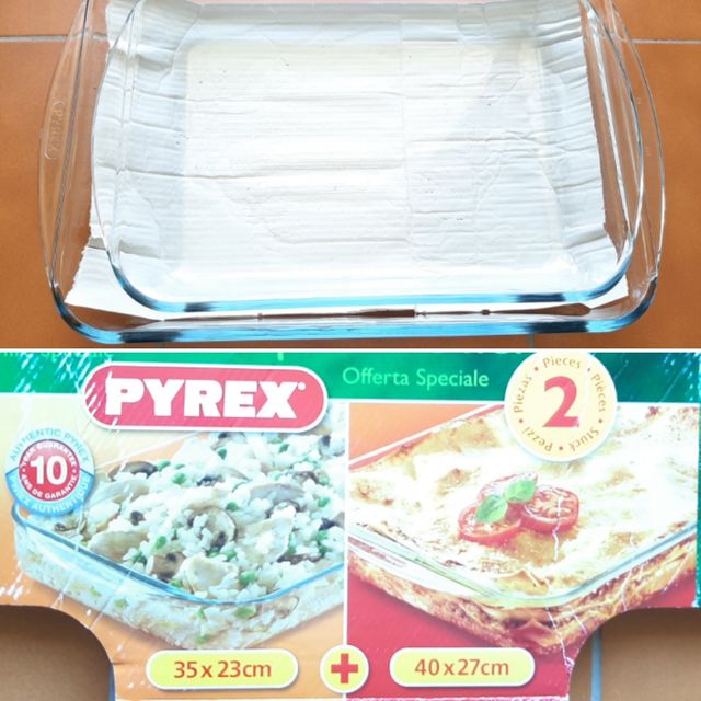 Juego 2 Bandejas Cristal