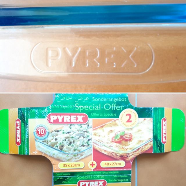 Juego 2 Bandejas Cristal