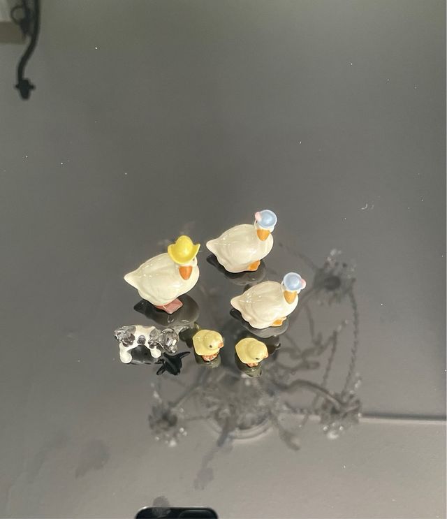 SET DI 6 MINIATURE DI ANIMALI IN PORCELLANA HAGEN RENAKER