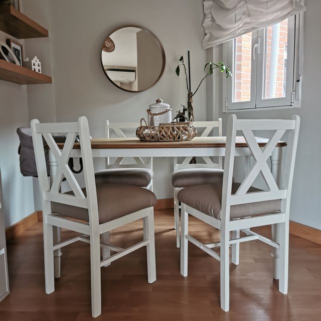 4 sillas de comedor estilo nórdico