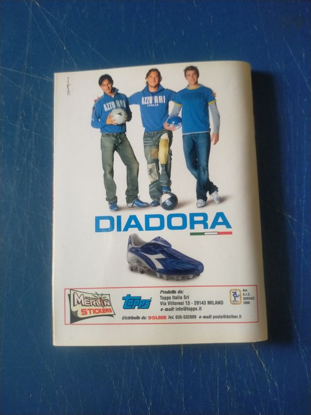 Album Calciatori Merlin 2007 vuoto