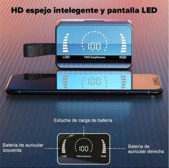 Auriculares inalámbricos y batería externa