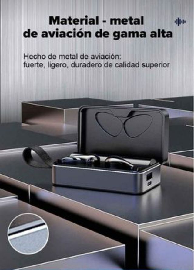 Auriculares inalámbricos y batería externa