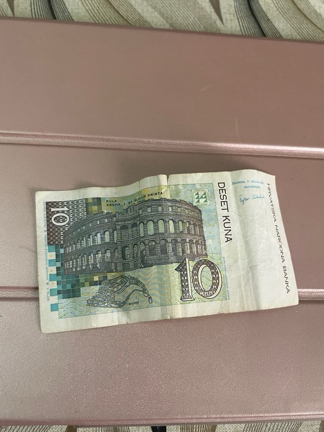 Banconota croata 10 Kuna 2001