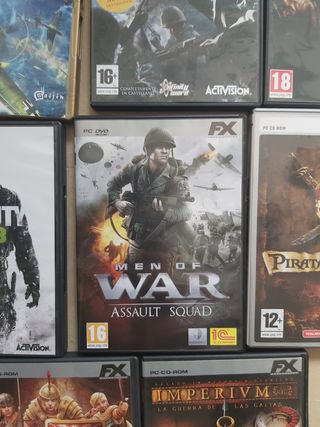 Lote 8 juegos PC: Call of Duty, etc.