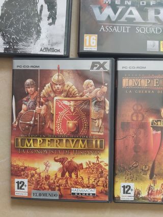 Lote 8 juegos PC: Call of Duty, etc.