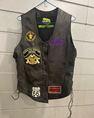 Chaleco Piel Iguana Custom Talla L