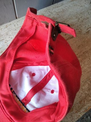 Gorra Scalextric roja Talla de niño 11/14 años