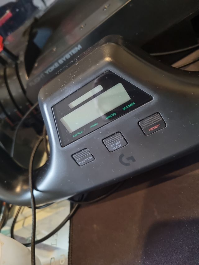 Logitech yoke system Saitek mas palanca gases