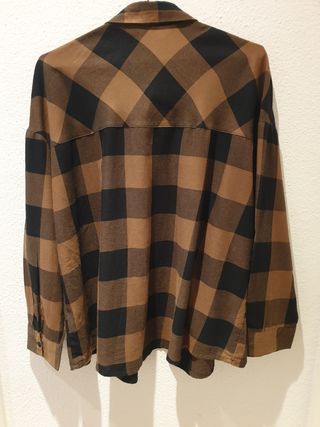 Camisa cuadros marrón-negro de 