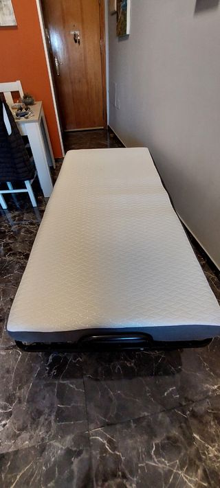 Cama plegable HOMCOM 200x90cm - Negra